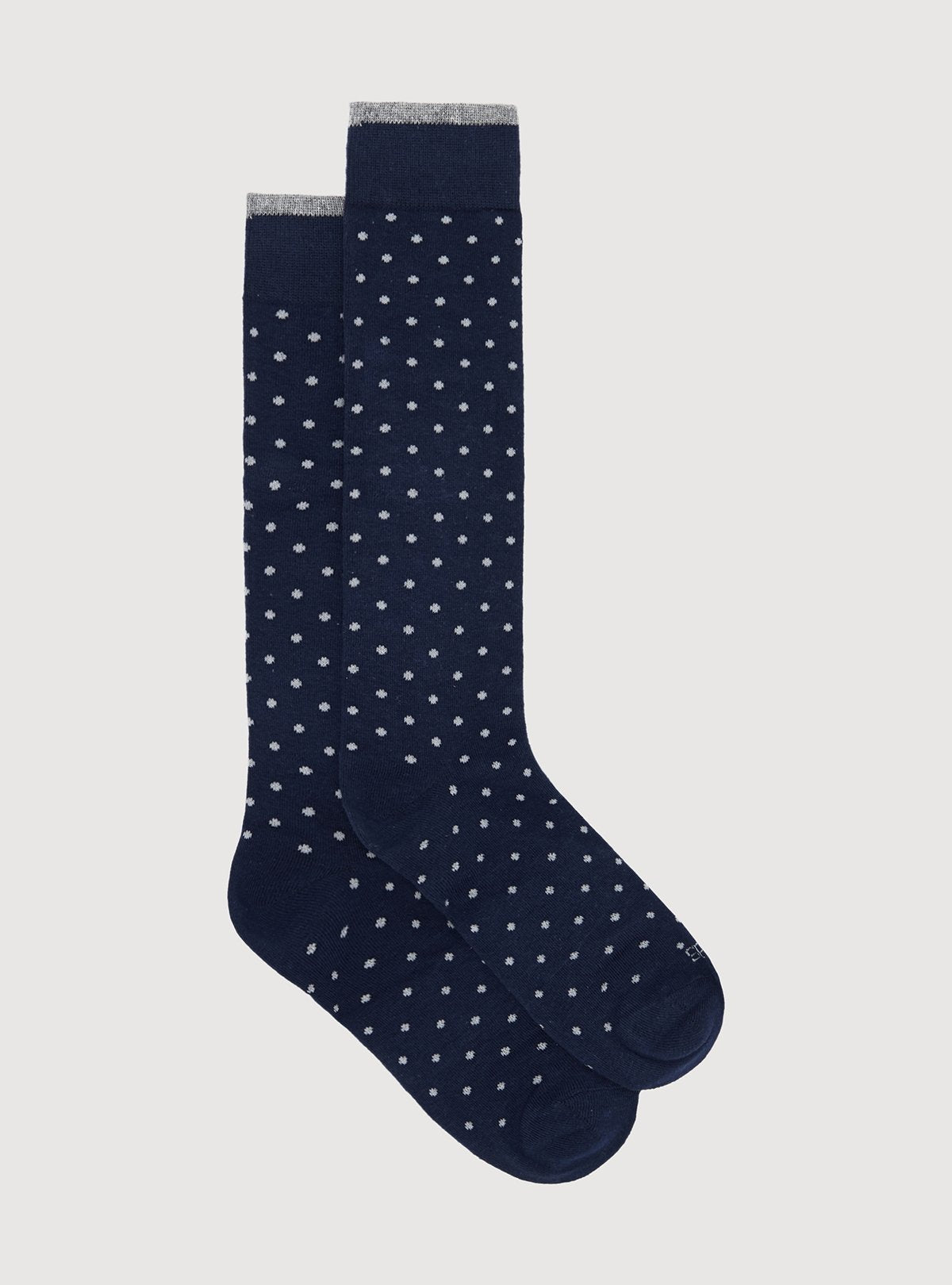 Chaussette longue à pois