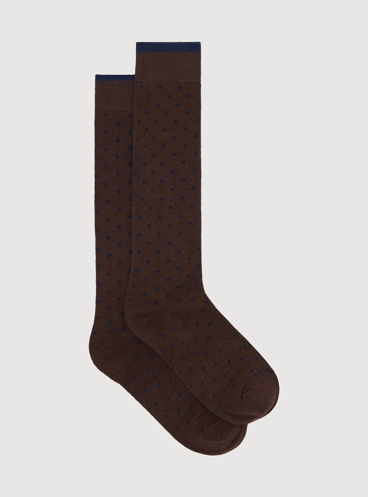 Chaussette longue à pois