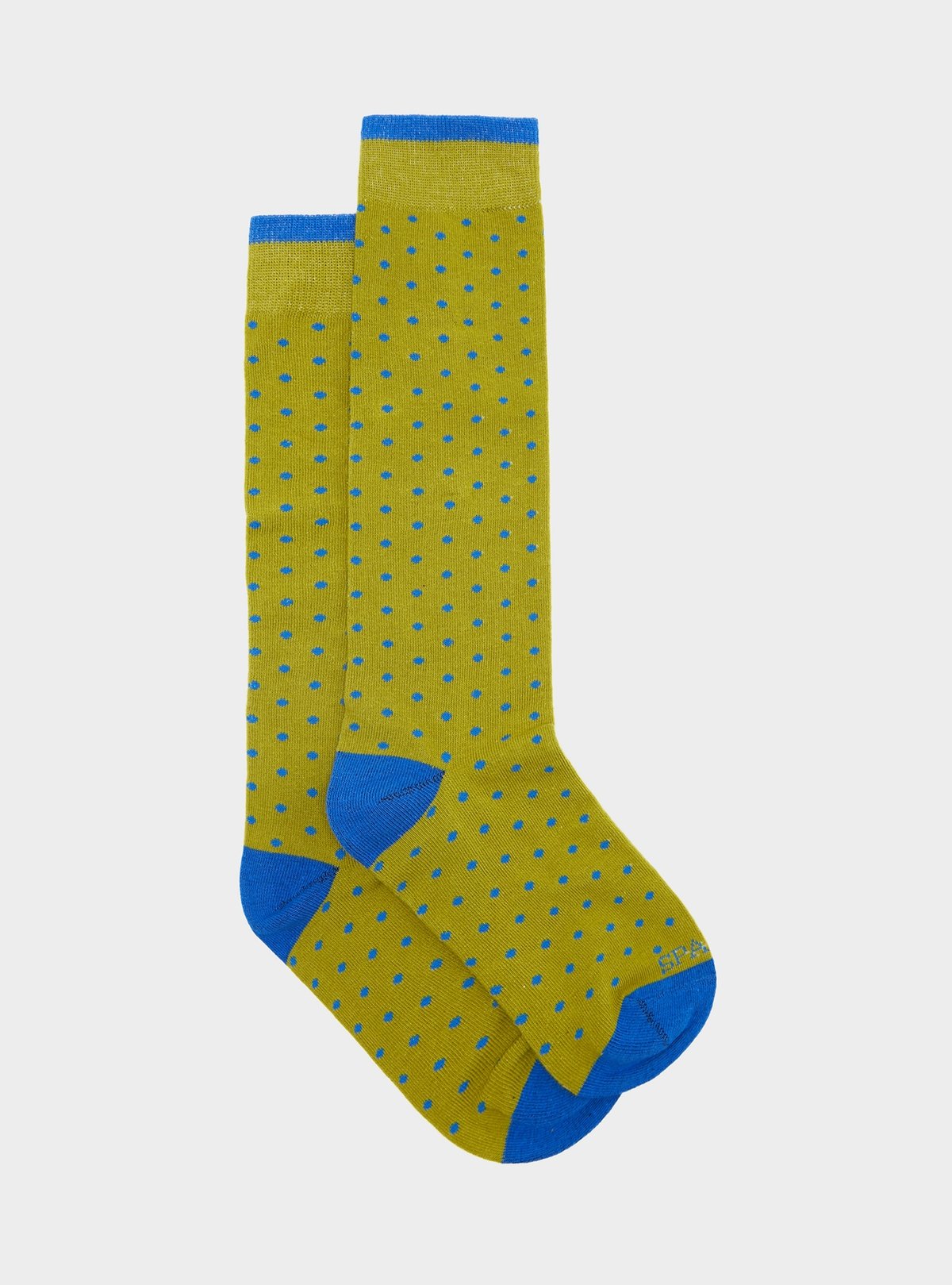 Chaussette longue à pois