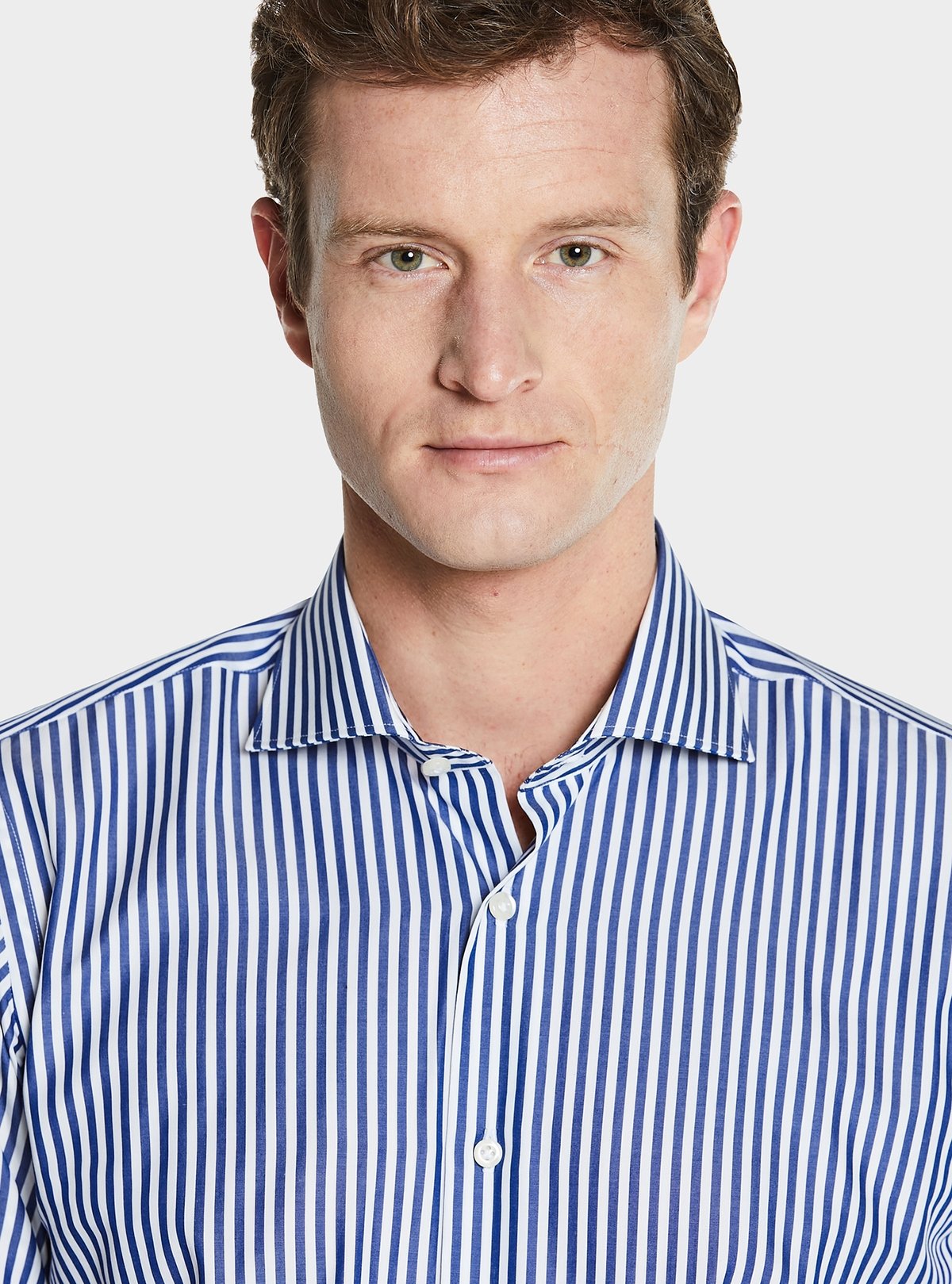 Chemise en coton rayé