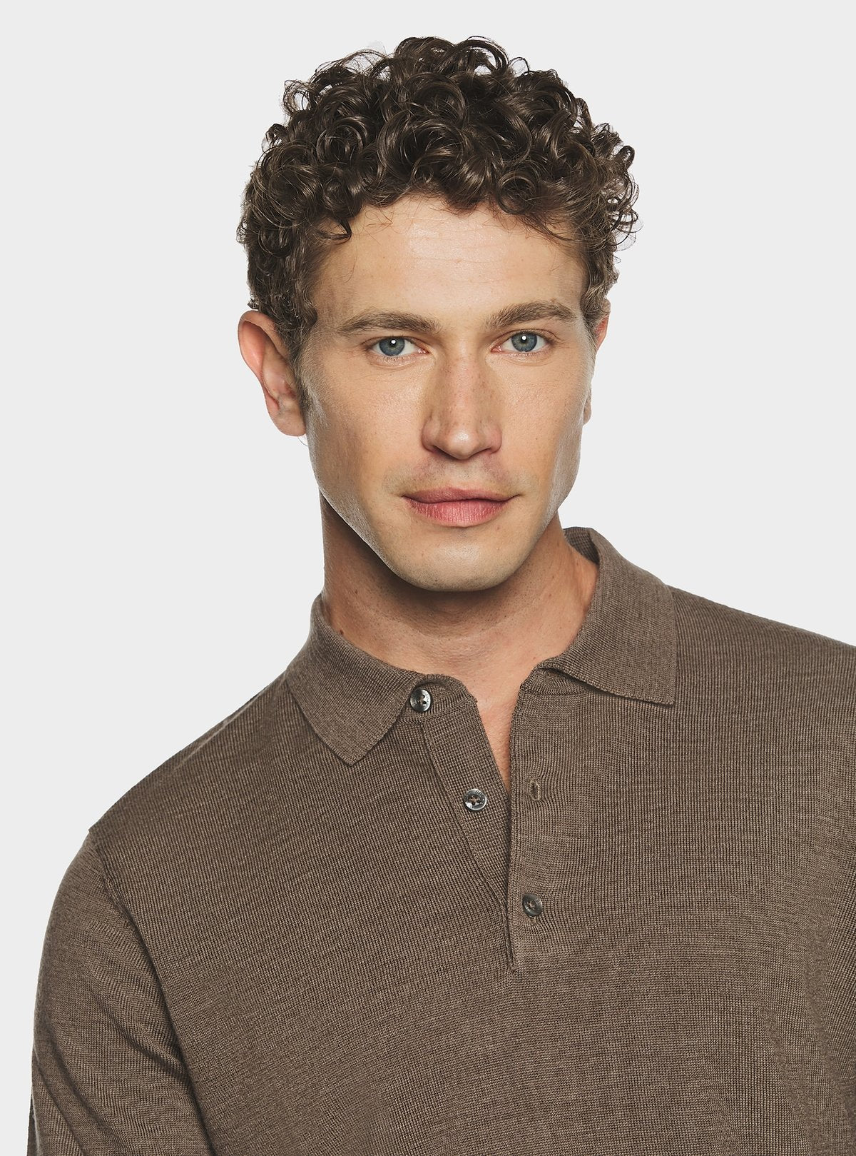 Polo en pure laine mérinos