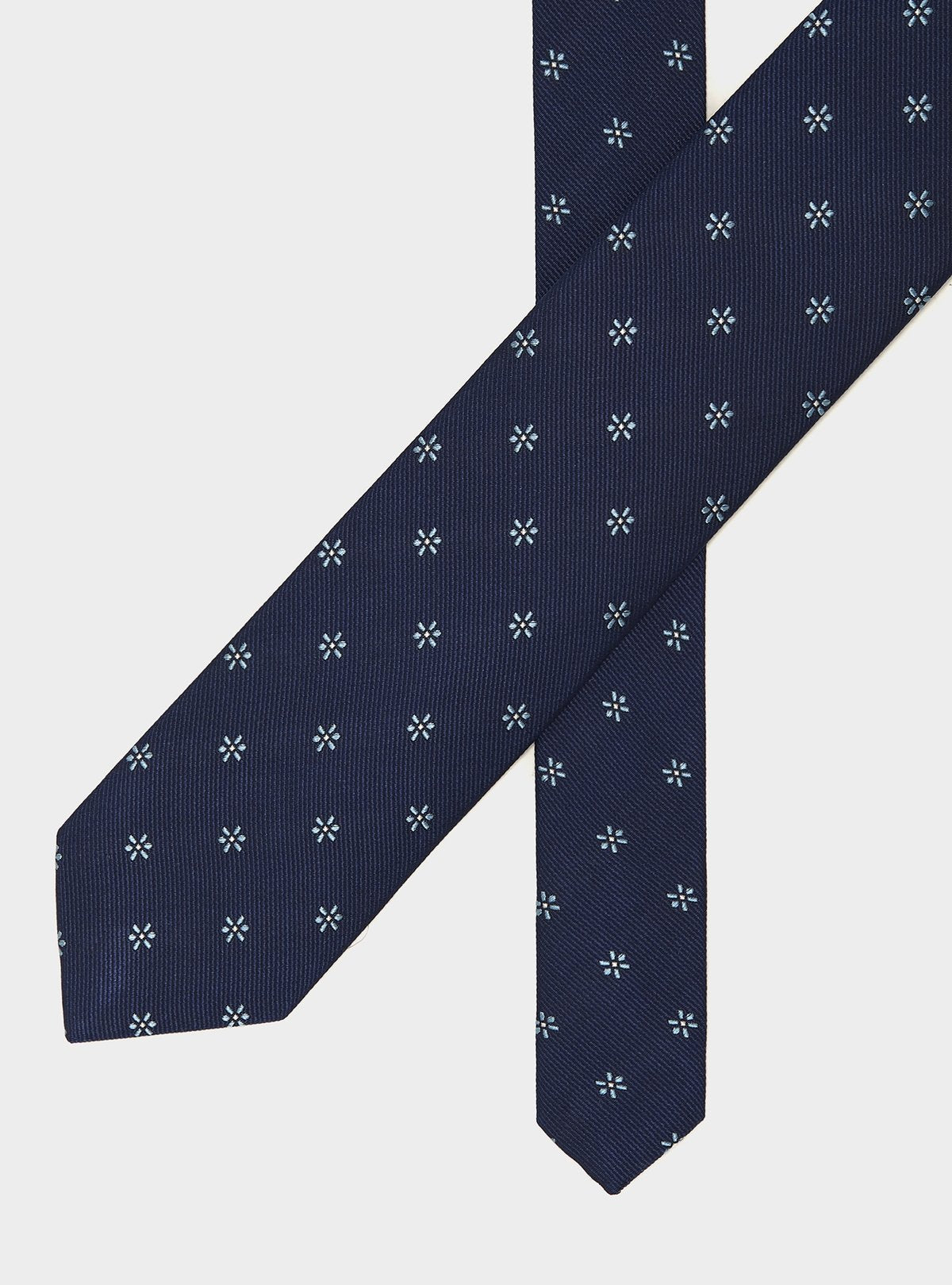 Cravate à motifs 100% soie
