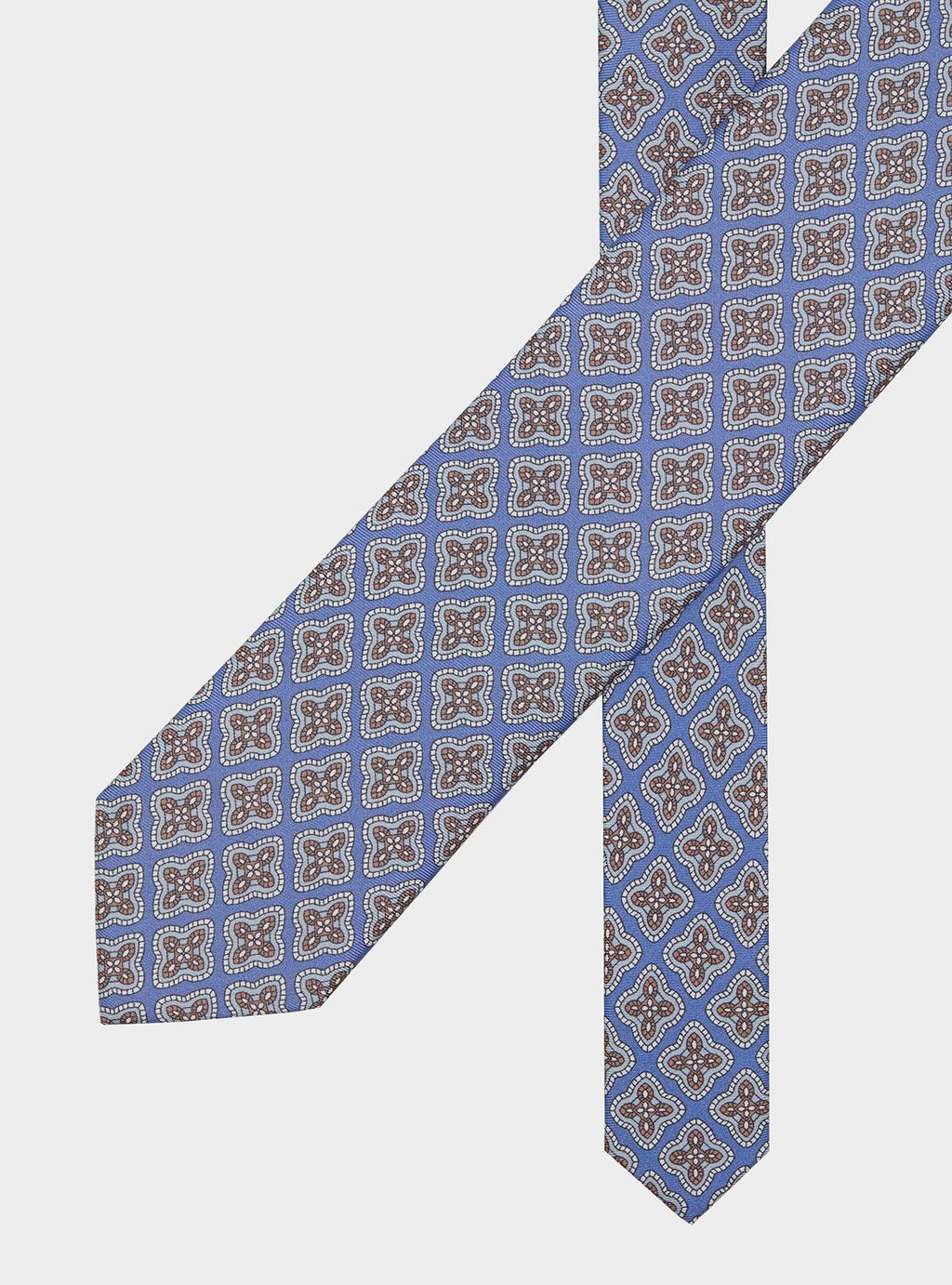Cravate à motifs 100% soie