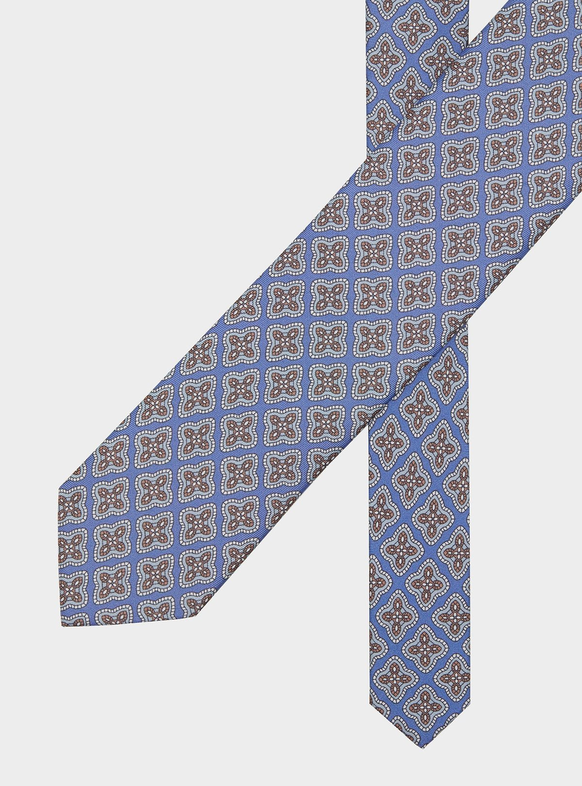 Cravate à motifs 100% soie