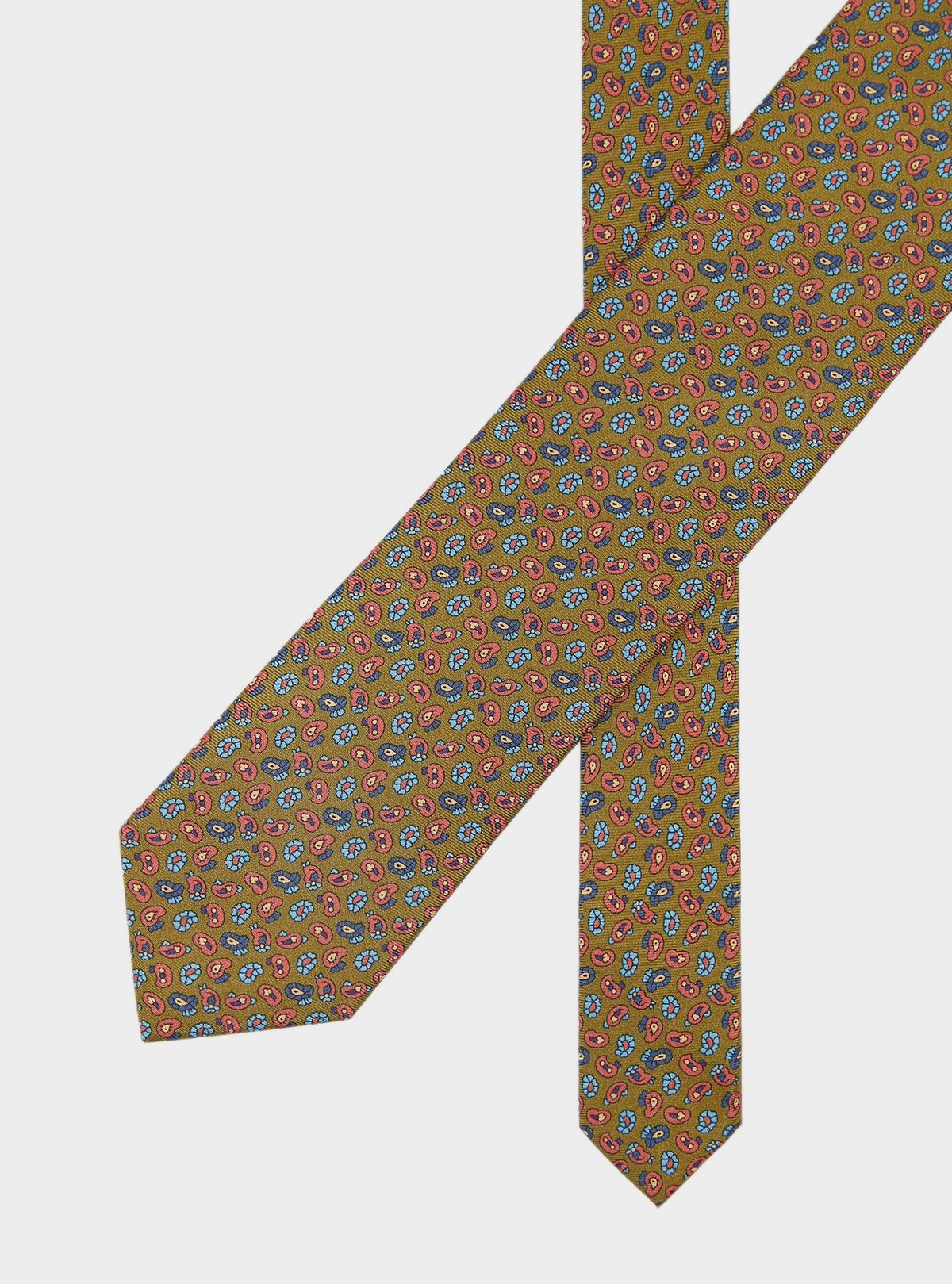 Cravate à motifs 100% soie