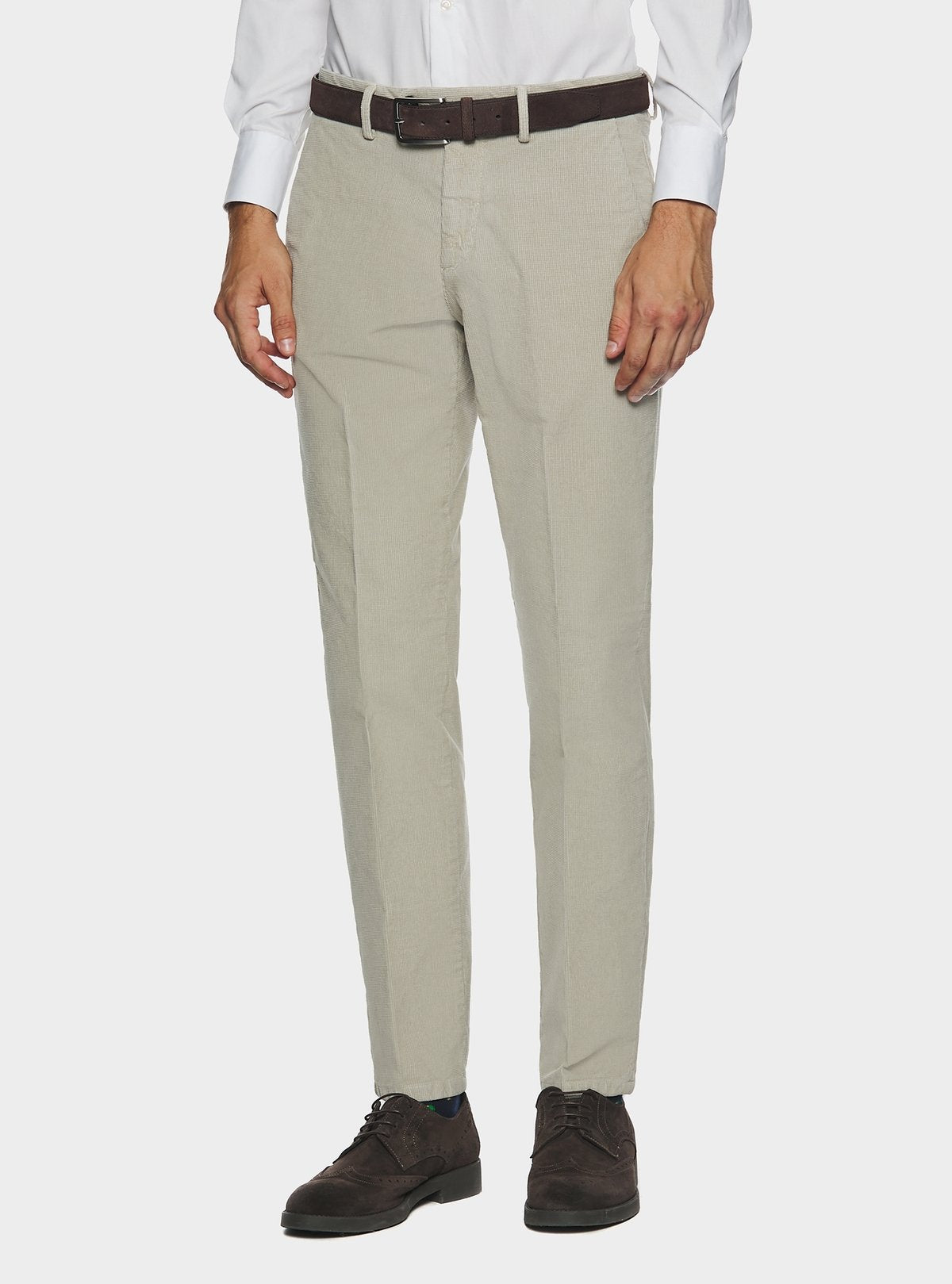 Chino en velours côtelé