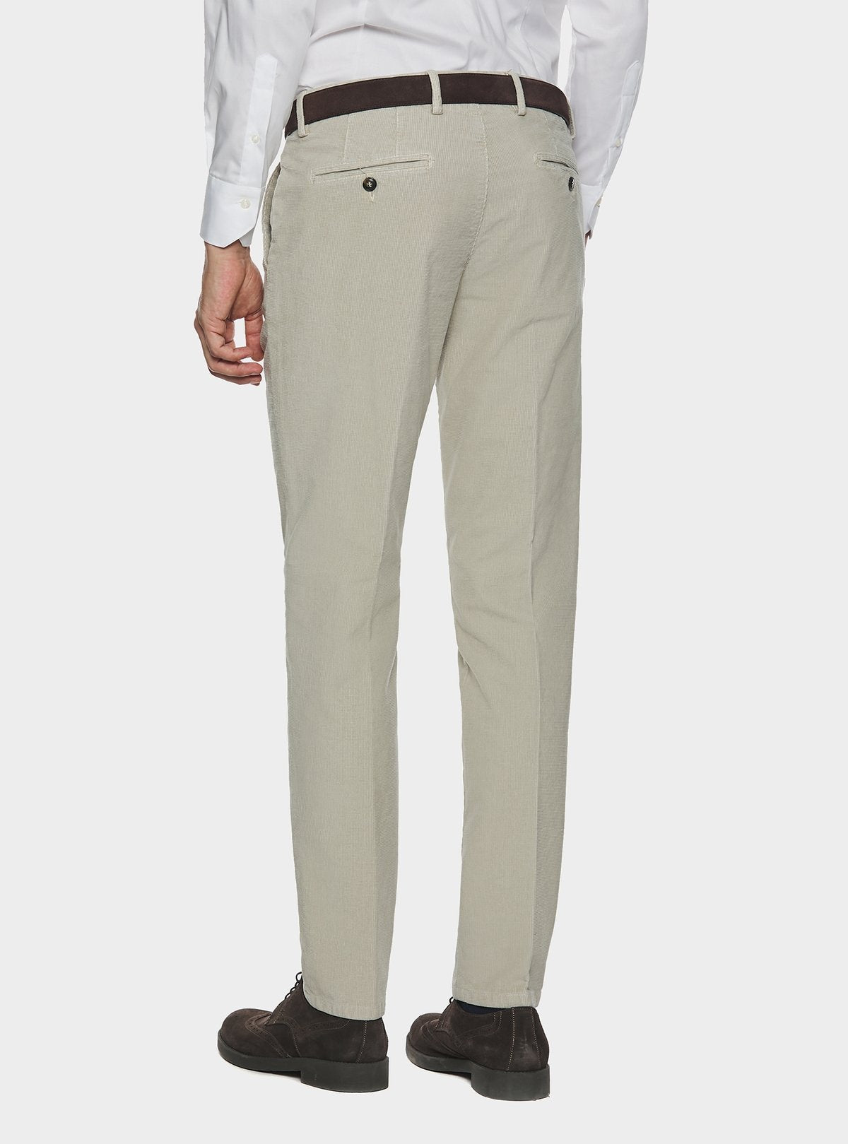 Chino en velours côtelé