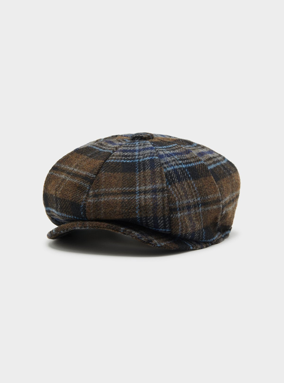 Casquette en laine Motif Prince de Galles