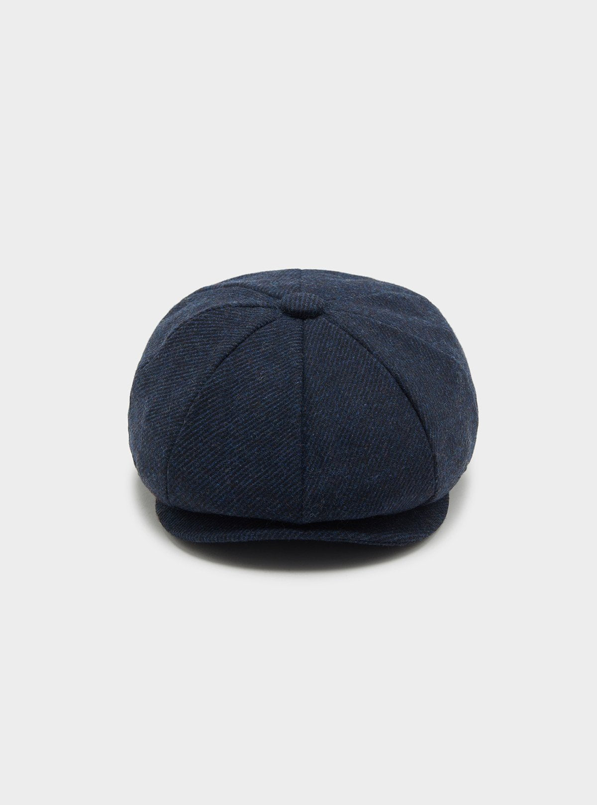 Casquette en laine Motif diagonal