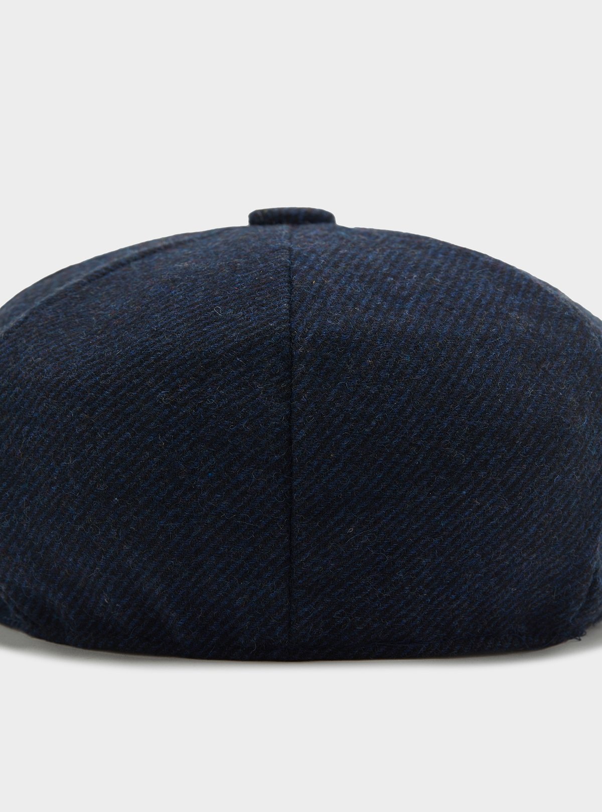 Casquette en laine Motif diagonal