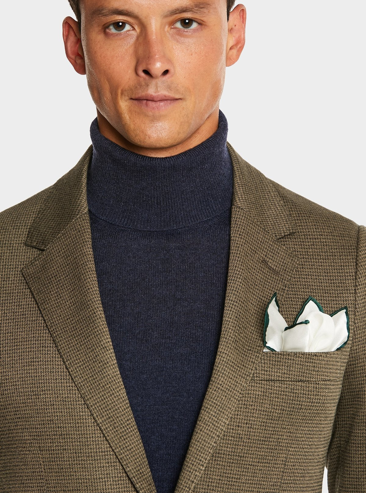 Veste pied-de-poule à simple boutonnage