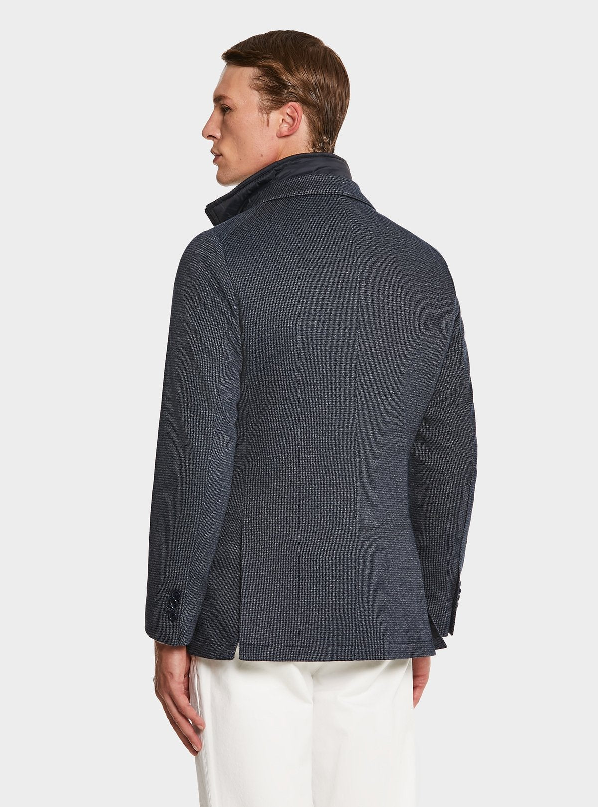 Veste pied-de-poule avec plastron