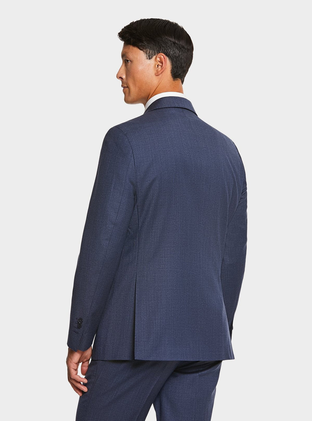 Costume en pure laine grisaille