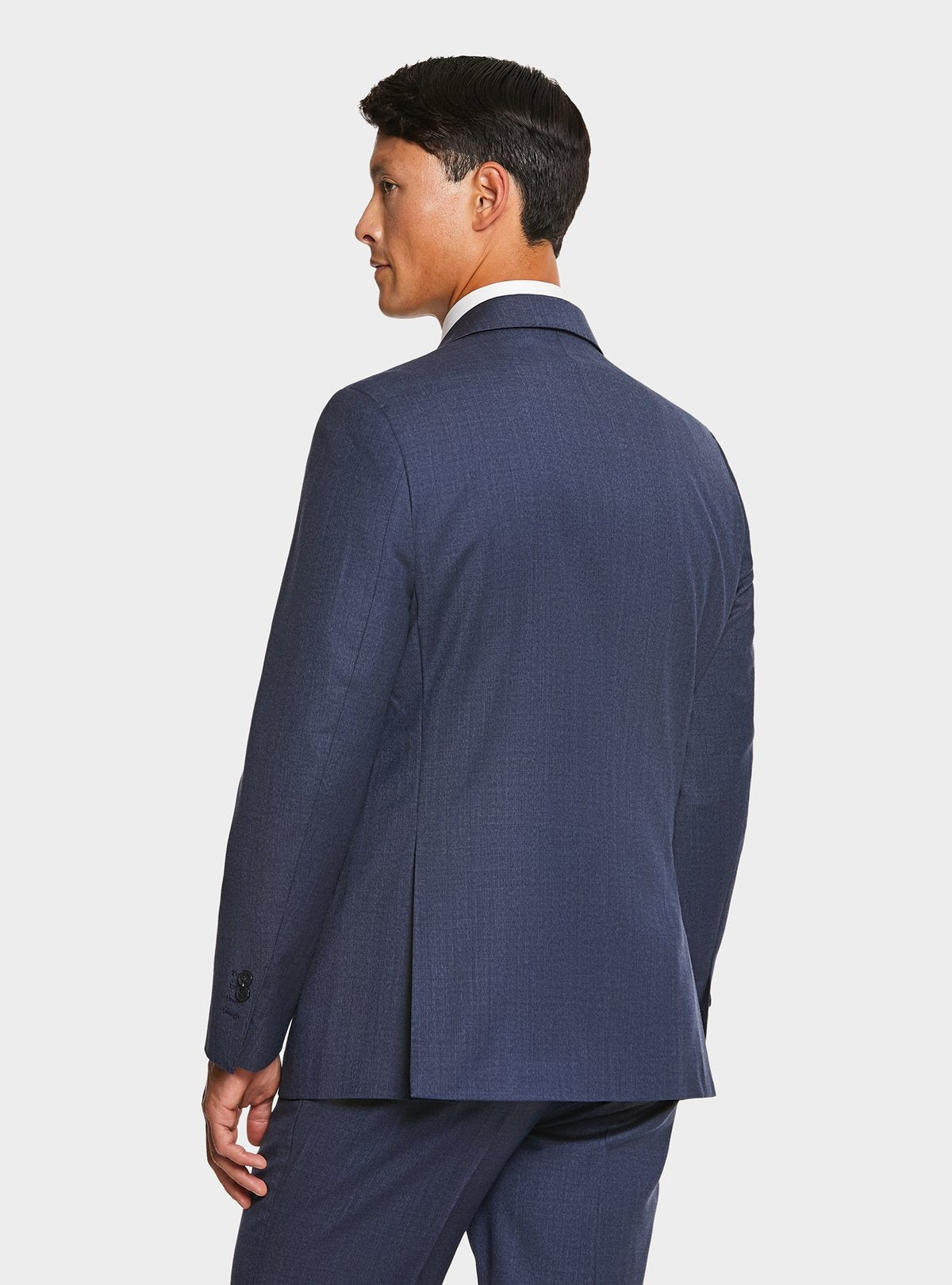 Costume en pure laine grisaille