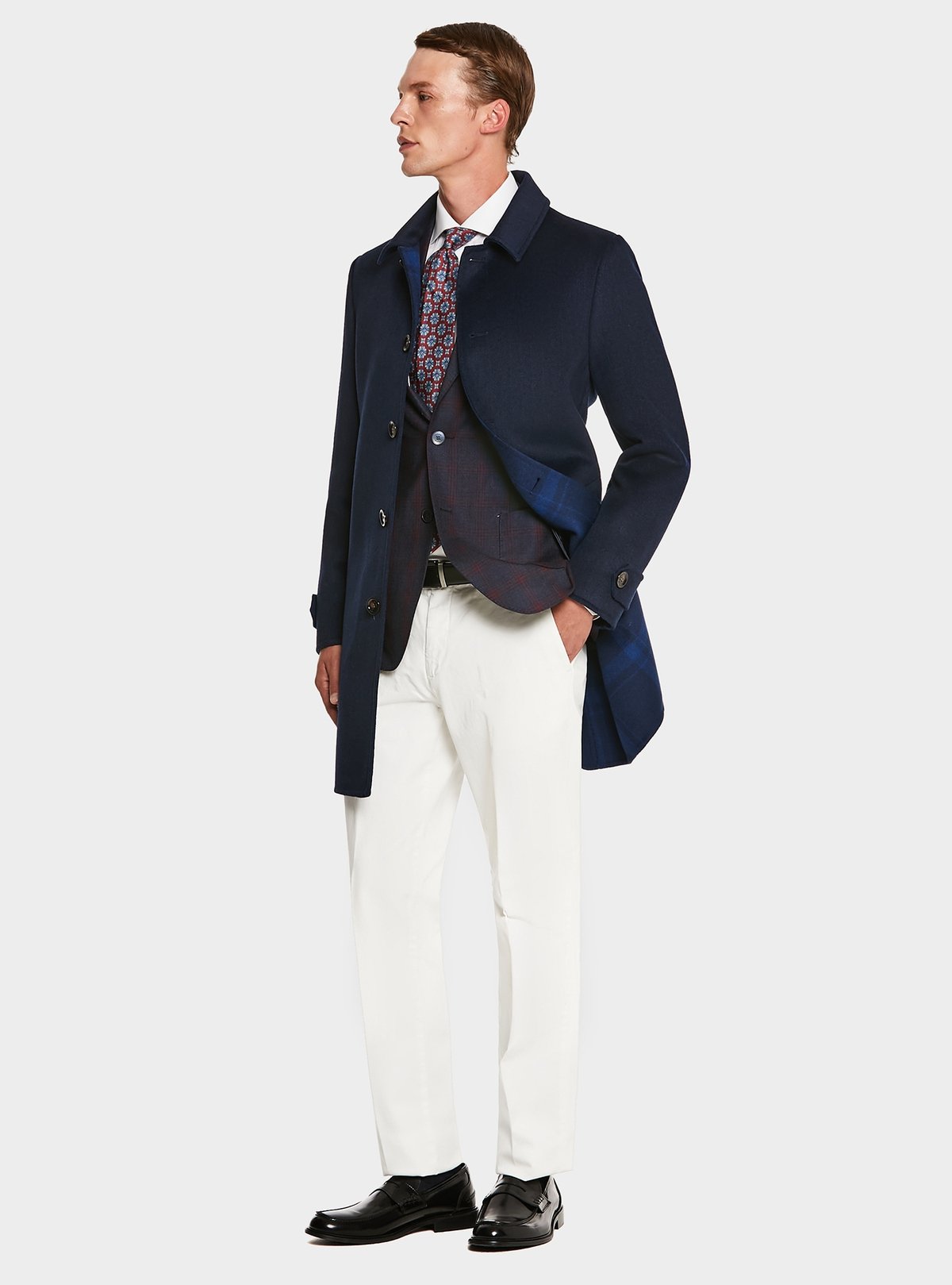 Manteau à chevrons