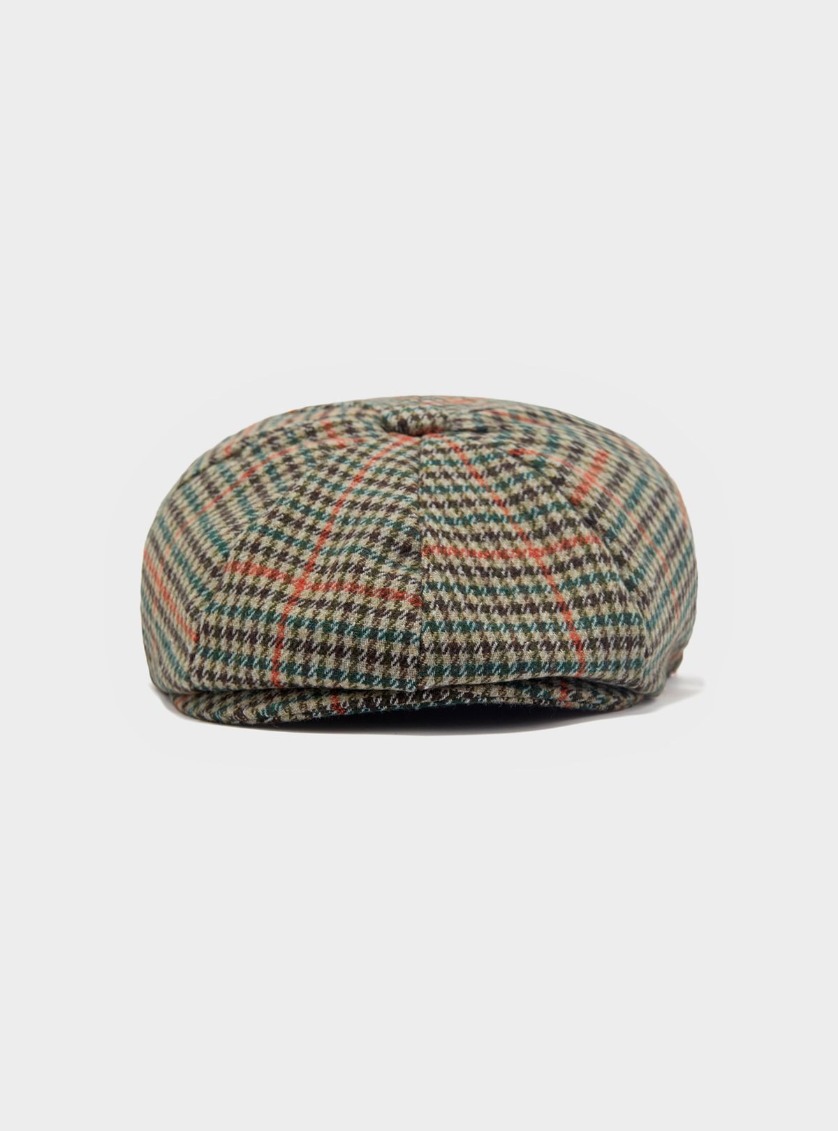 Casquette plate à Motif pied-de-poule