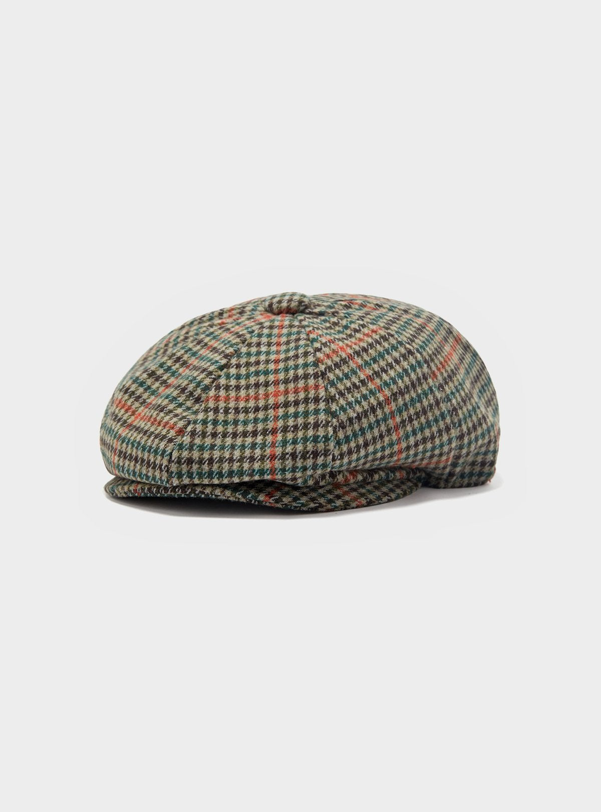 Casquette plate à Motif pied-de-poule