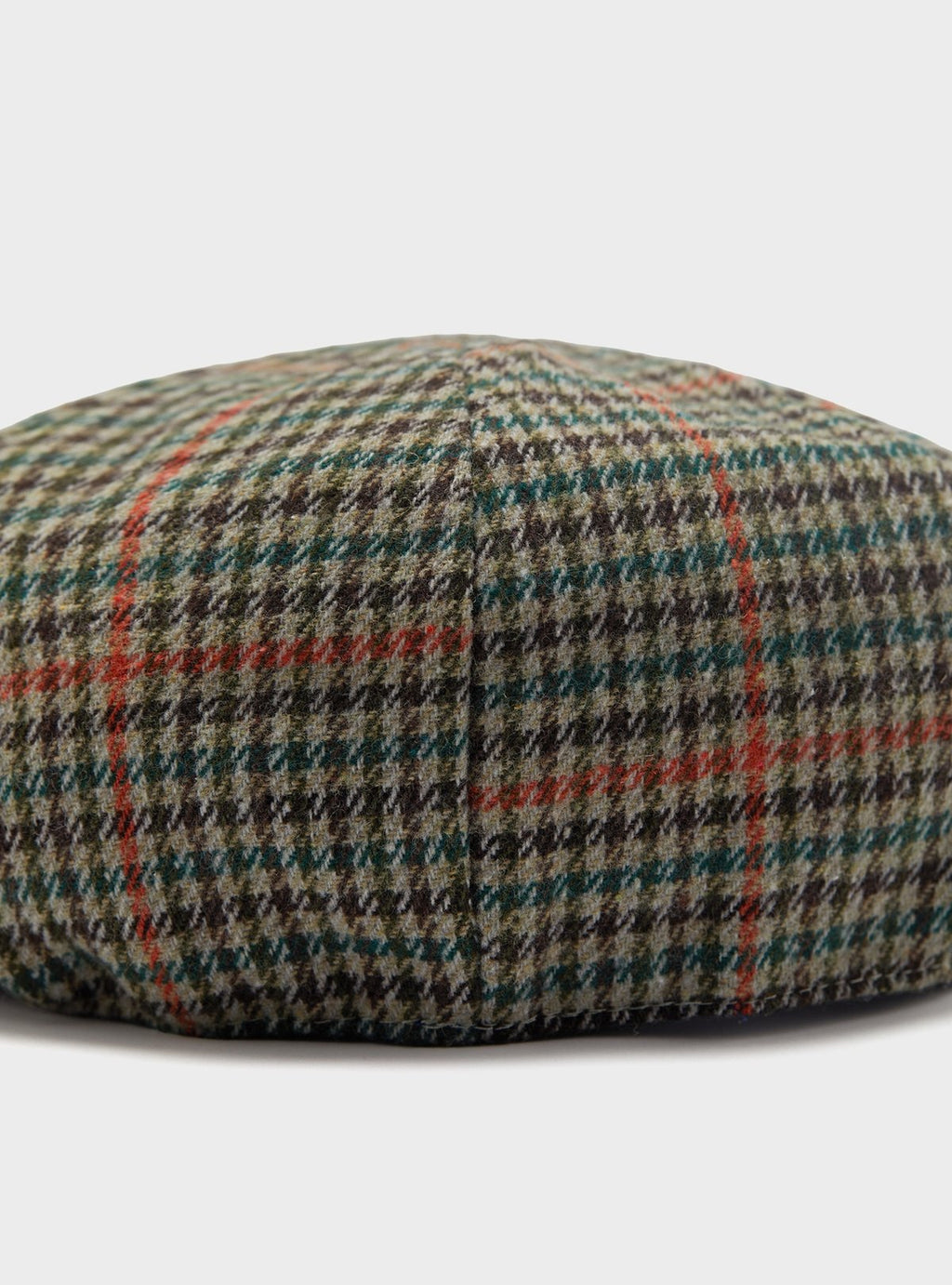 Casquette plate à Motif pied-de-poule