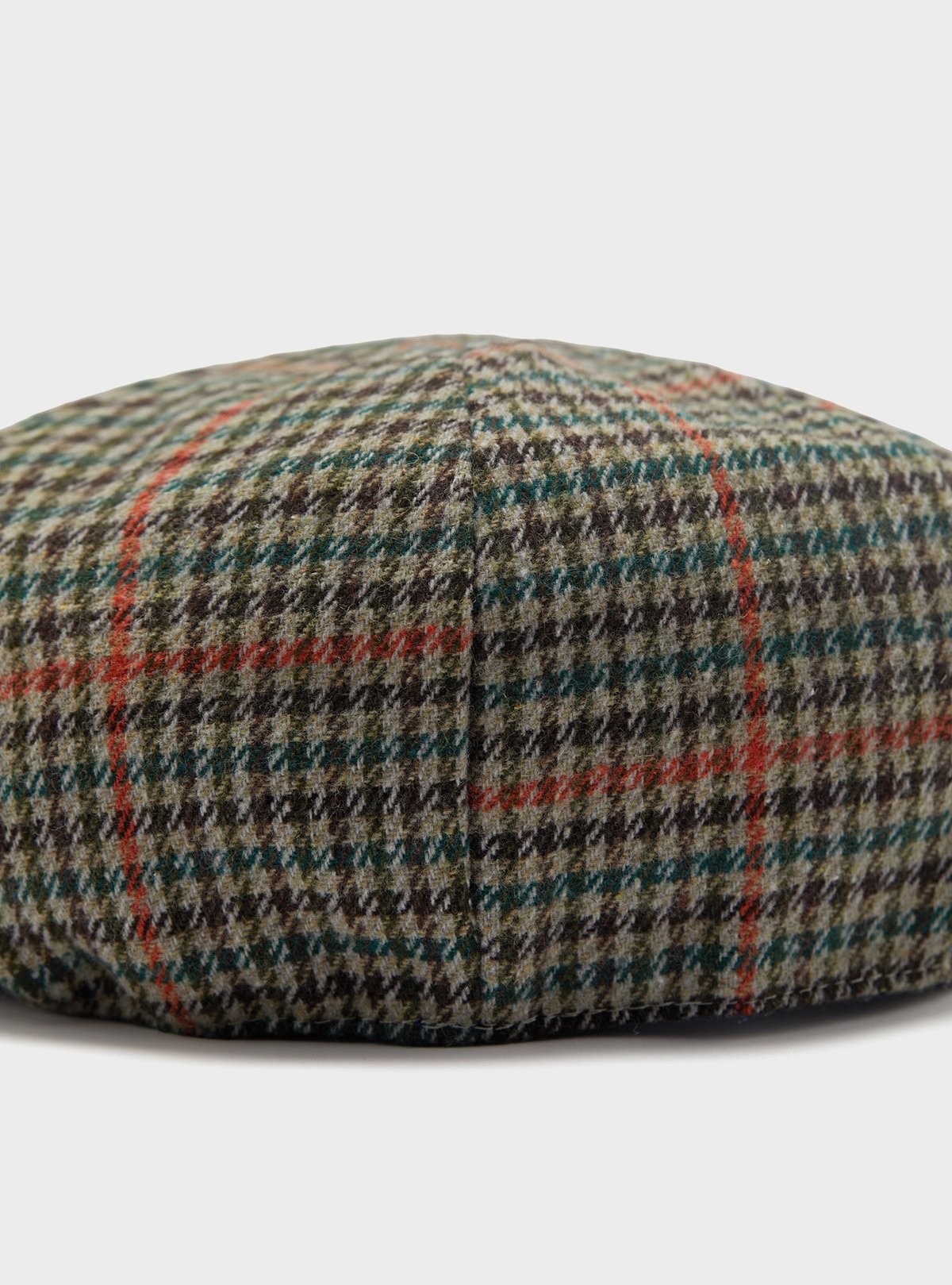 Casquette plate à Motif pied-de-poule