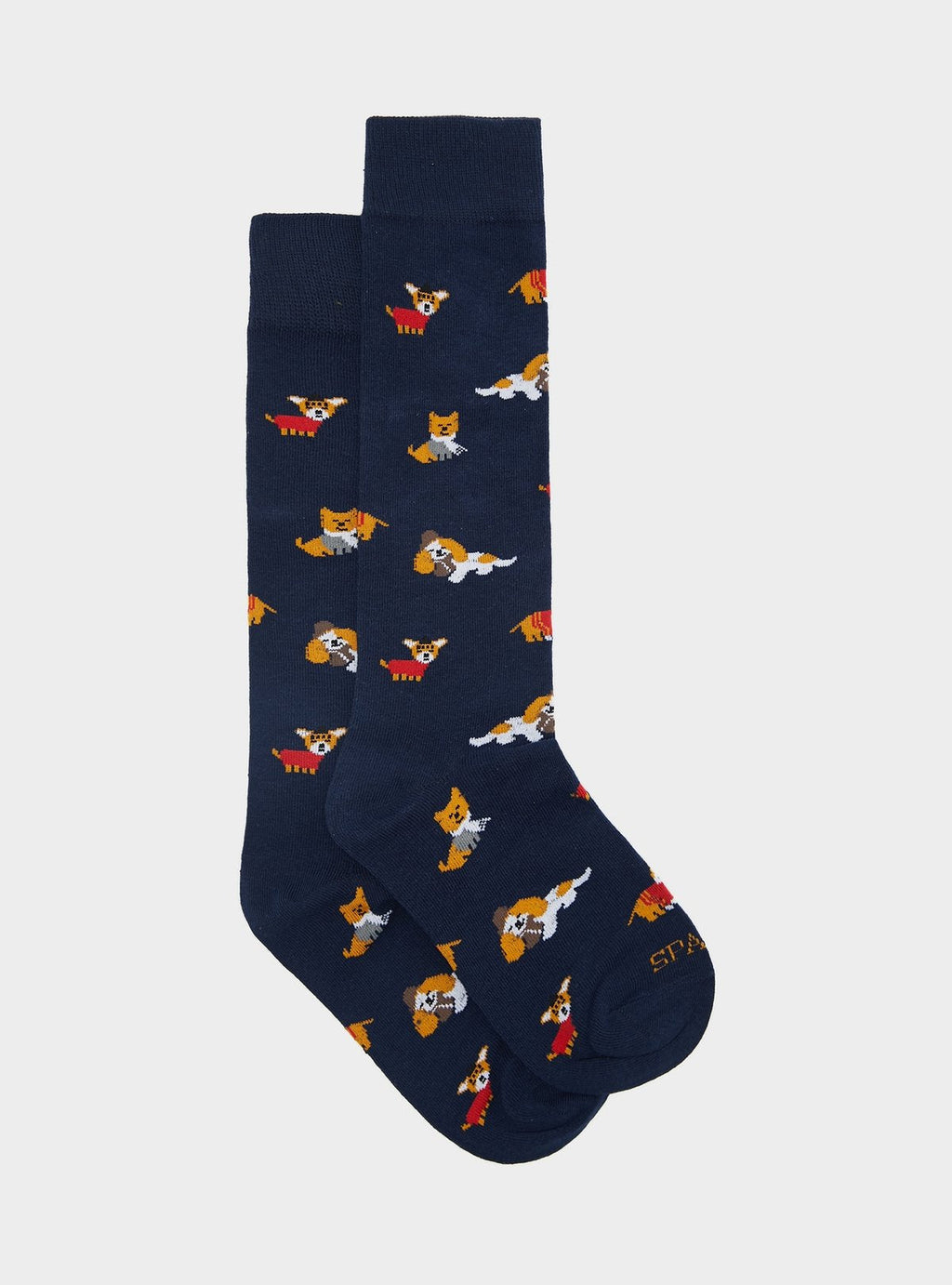 Chaussette à motif chien