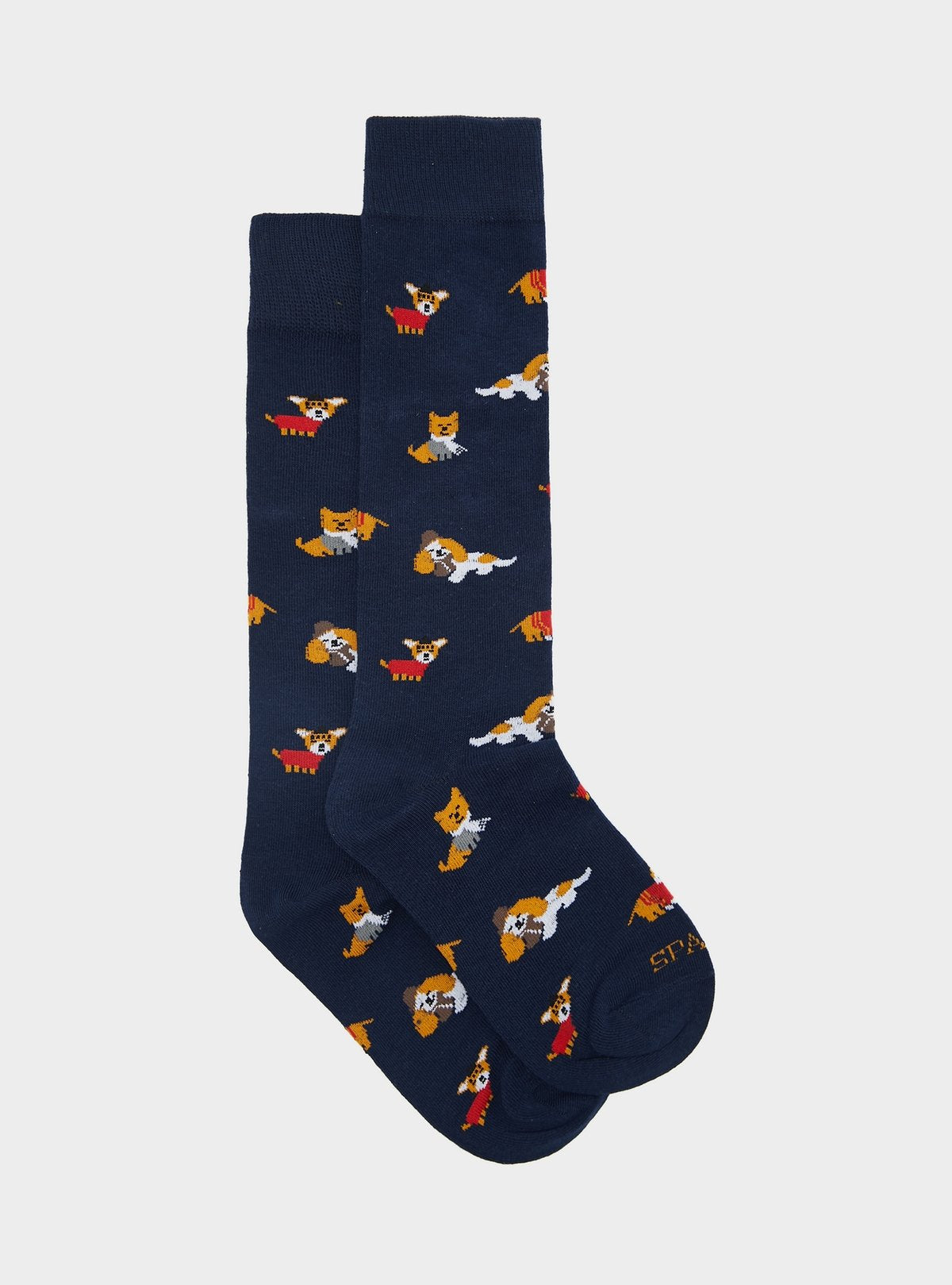 Chaussette à motif chien