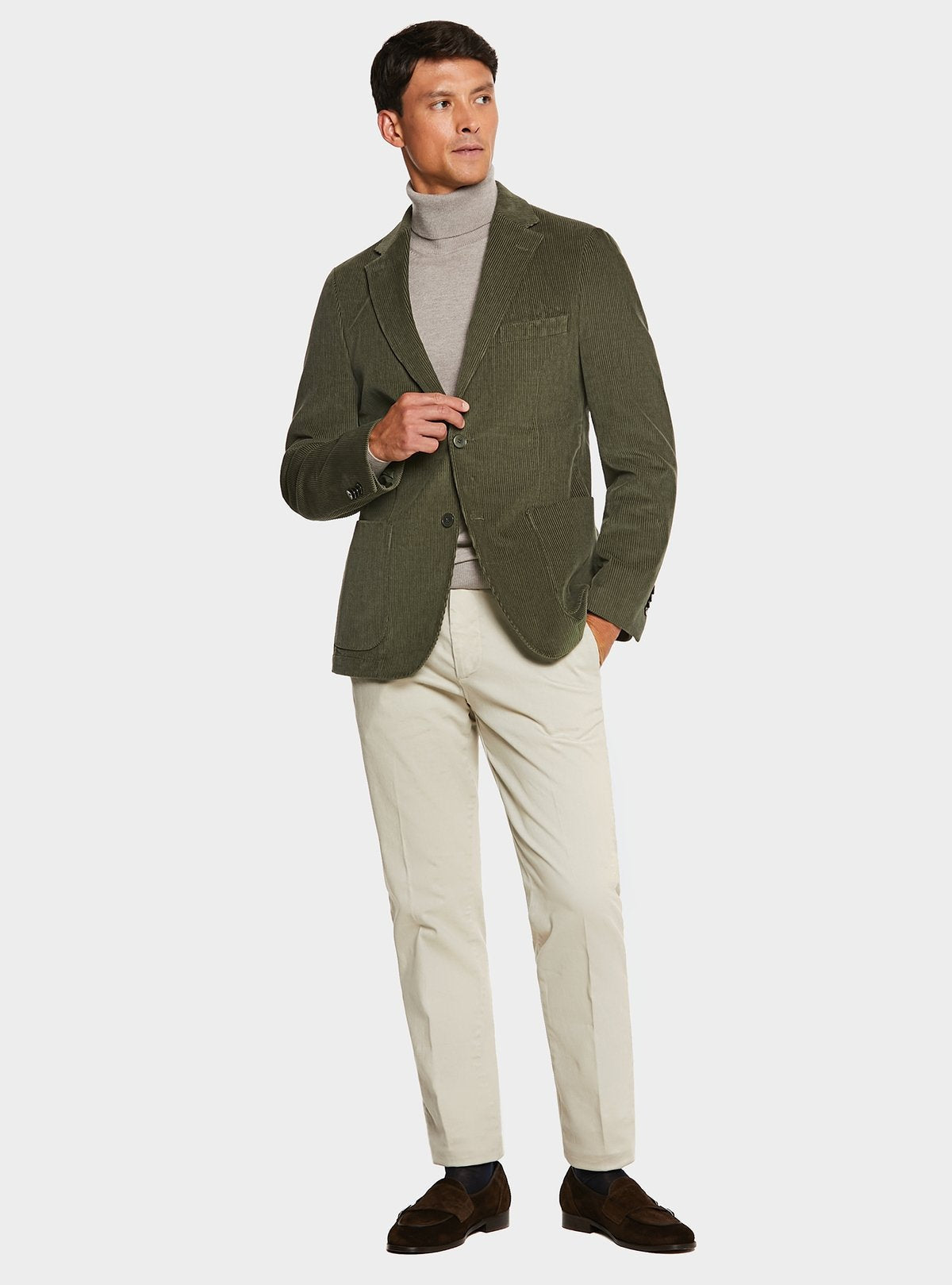 Veste en velours côtelé pur coton
