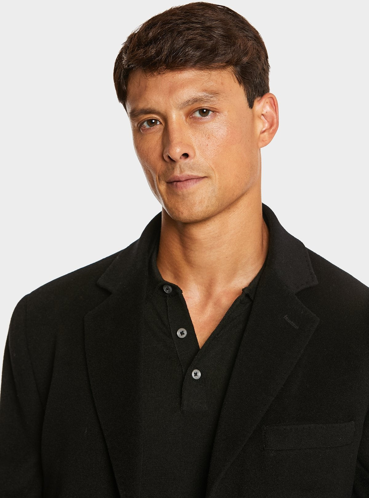 Manteau de couleur unie