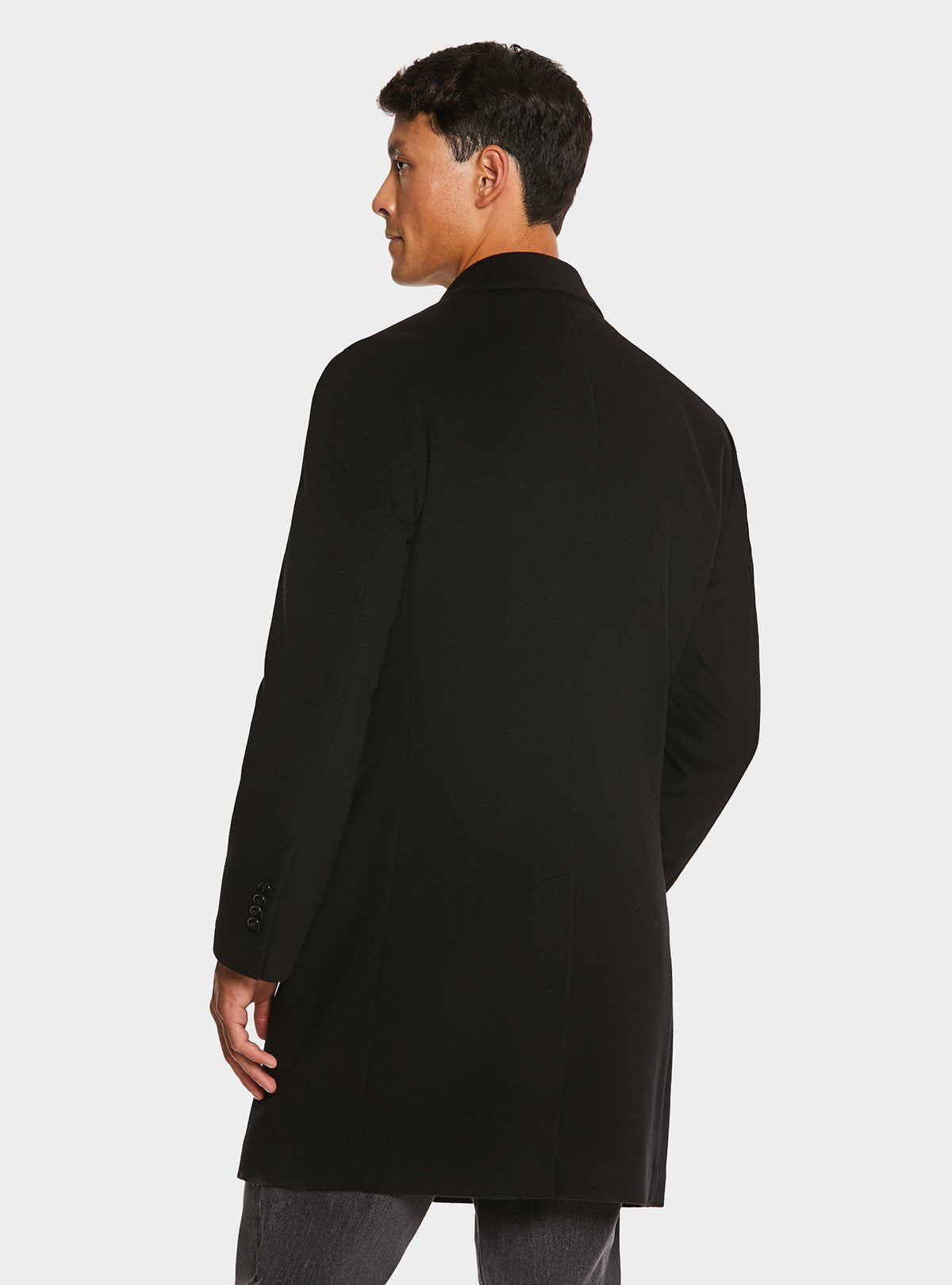 Manteau de couleur unie