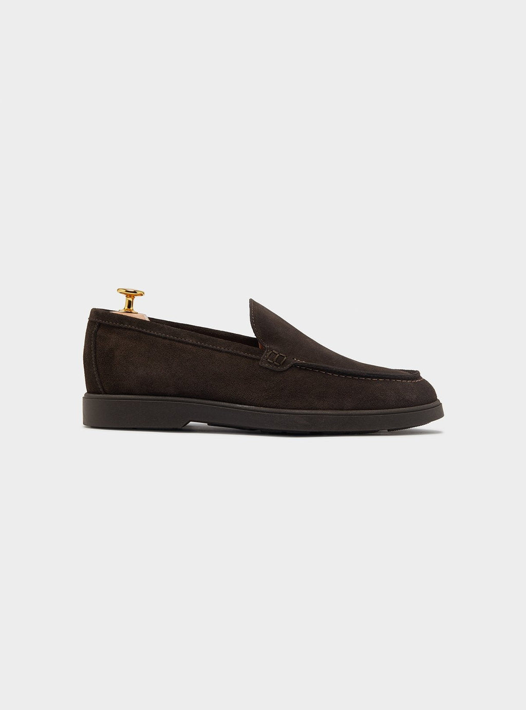 Mocassino in 100% pelle scamosciata-0