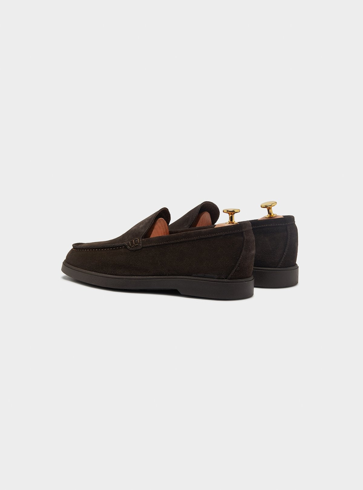Mocassino in 100% pelle scamosciata-1