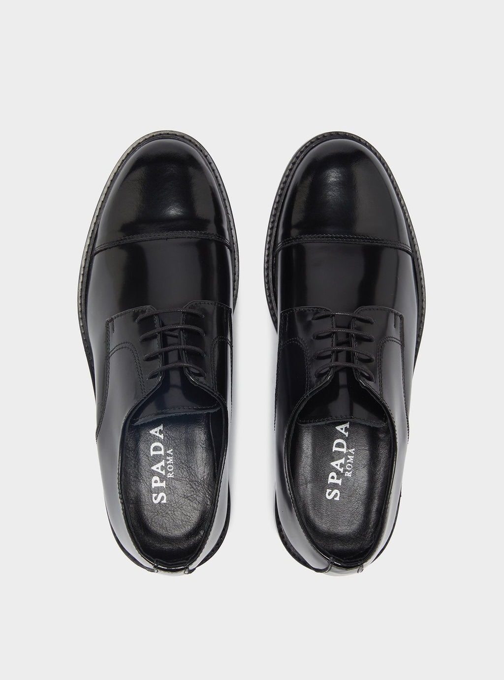 Scarpa derby con puntale 100% pelle-3
