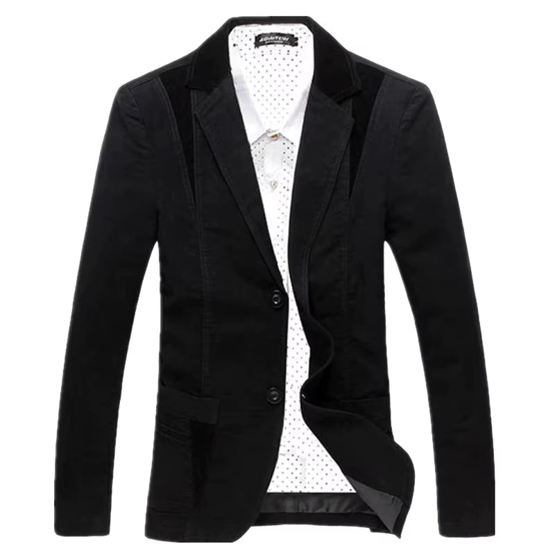 New Men Casual Blazer Oversized Suit Jacket Fashion Men Blazers Slim Fit Men'S Clothing Vetement Homme 6XL A2G8012
