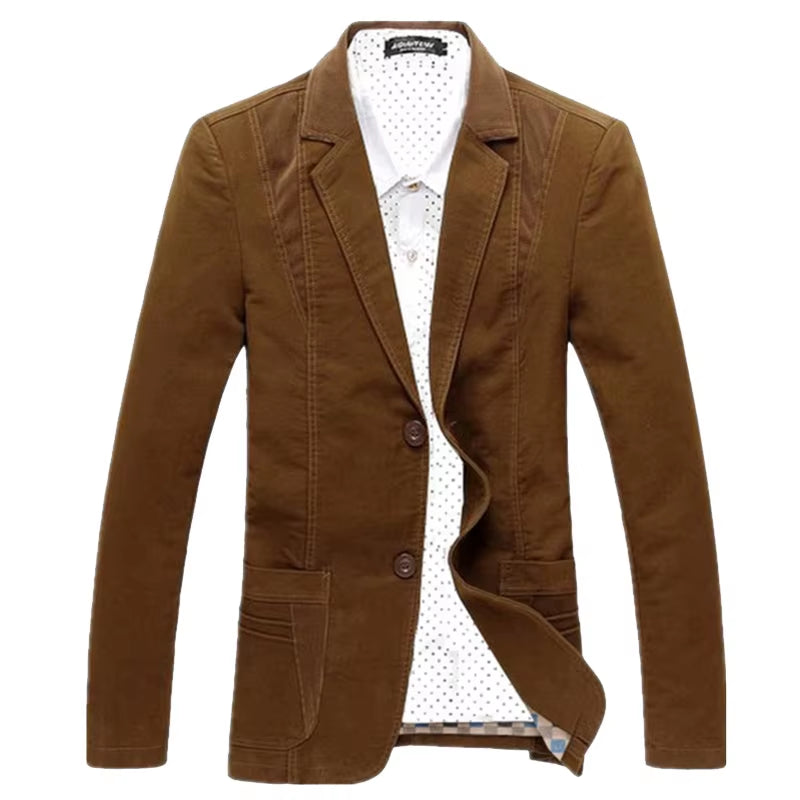 New Men Casual Blazer Oversized Suit Jacket Fashion Men Blazers Slim Fit Men'S Clothing Vetement Homme 6XL A2G8012