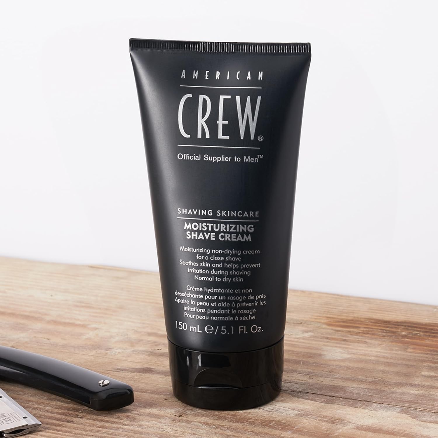 - Moisturizing Shave Cream - Crème À Raser Hydratante - Soin Pour Le Visage Homme - Skincare Adoucissant Barbe - Soin Barbe Homme Normales À Dures - 150Ml