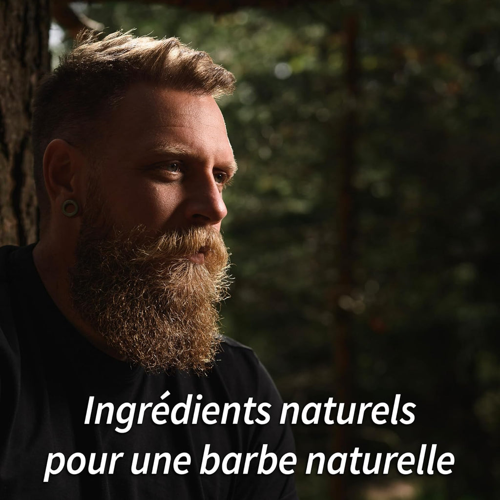 Huile Barbe Hommes - Tiki Punch - Entretient Et Hydrate La Barbe - Huile Nourrissante À L’Huile De Jojoba & D’Argan - Soin Barbe Hydratant Hommes 30 Ml