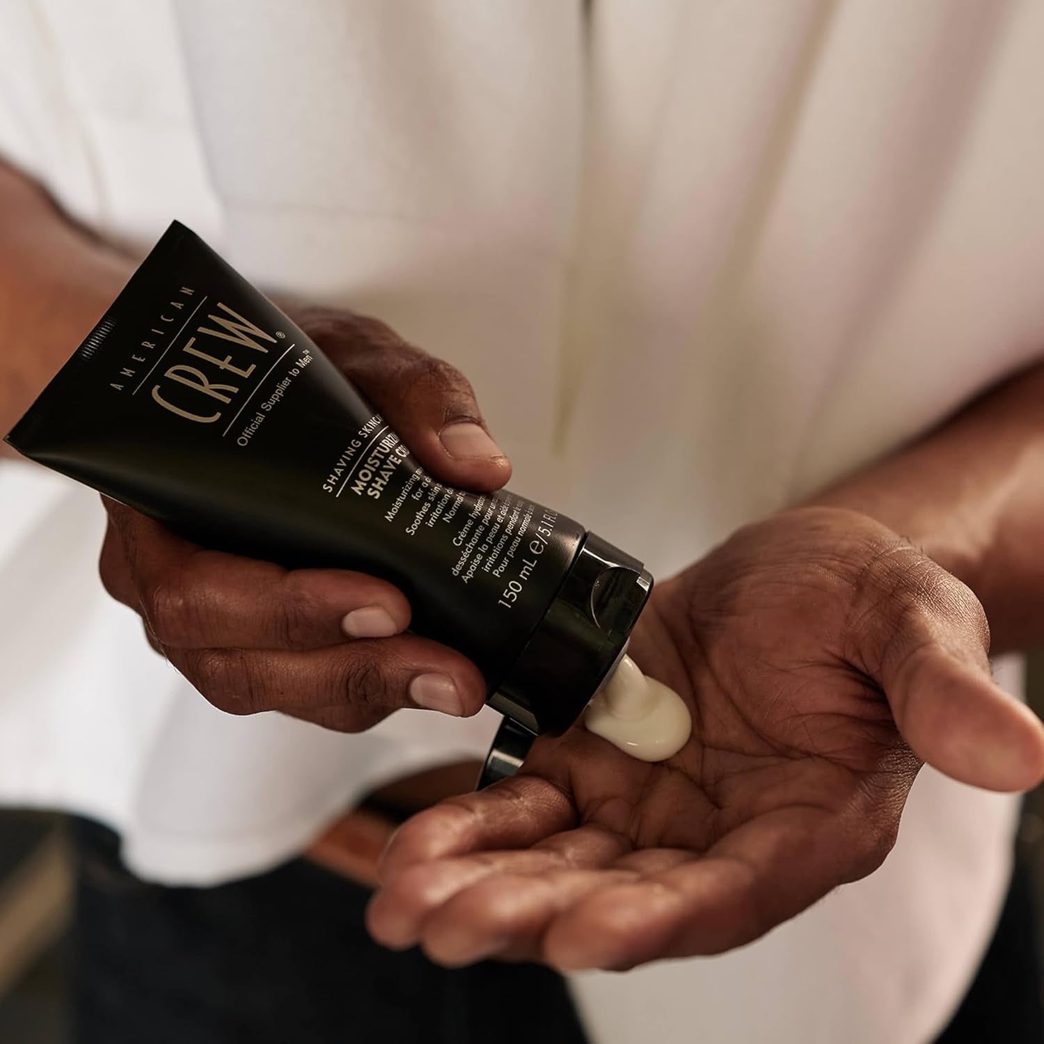 - Moisturizing Shave Cream - Crème À Raser Hydratante - Soin Pour Le Visage Homme - Skincare Adoucissant Barbe - Soin Barbe Homme Normales À Dures - 150Ml