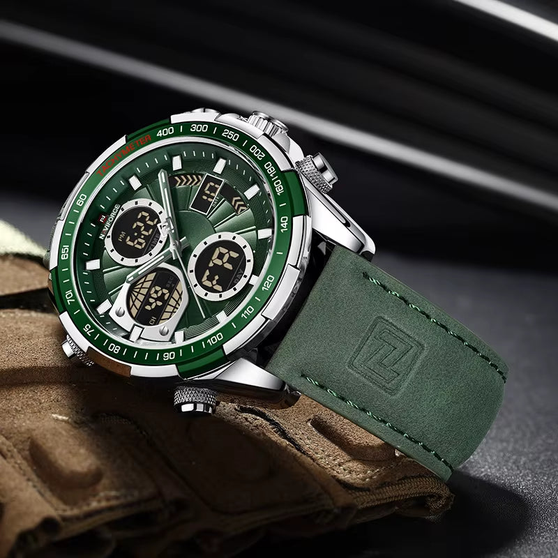 Fashion Military Watches for Men Luxury Original Sports Chronograph Watch ​Waterproof Quartz Clock Digital Wristwatch